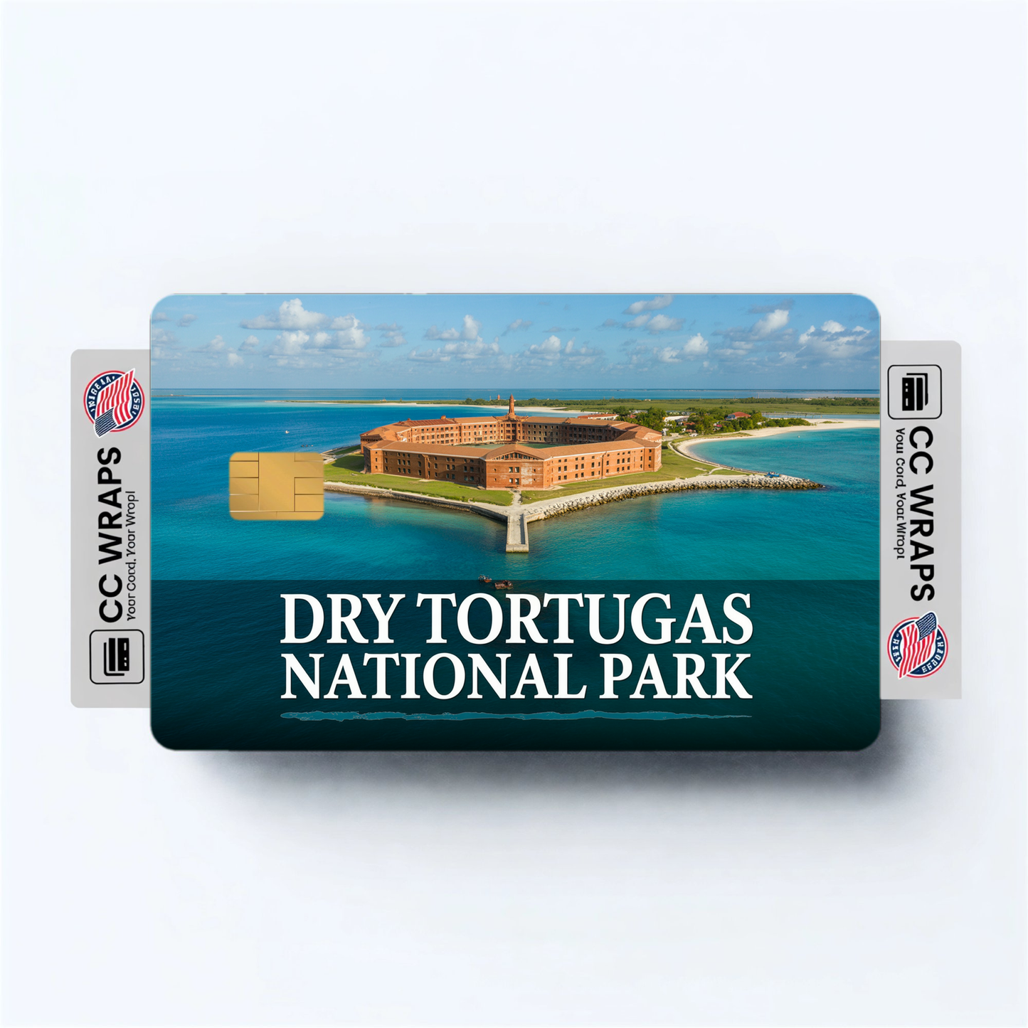 2PK Dry Tortugas National Park Credit Card Vinyl Skin Decal
