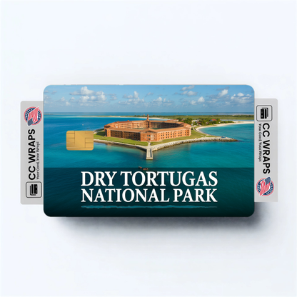 2PK Dry Tortugas National Park Credit Card Vinyl Skin Decal