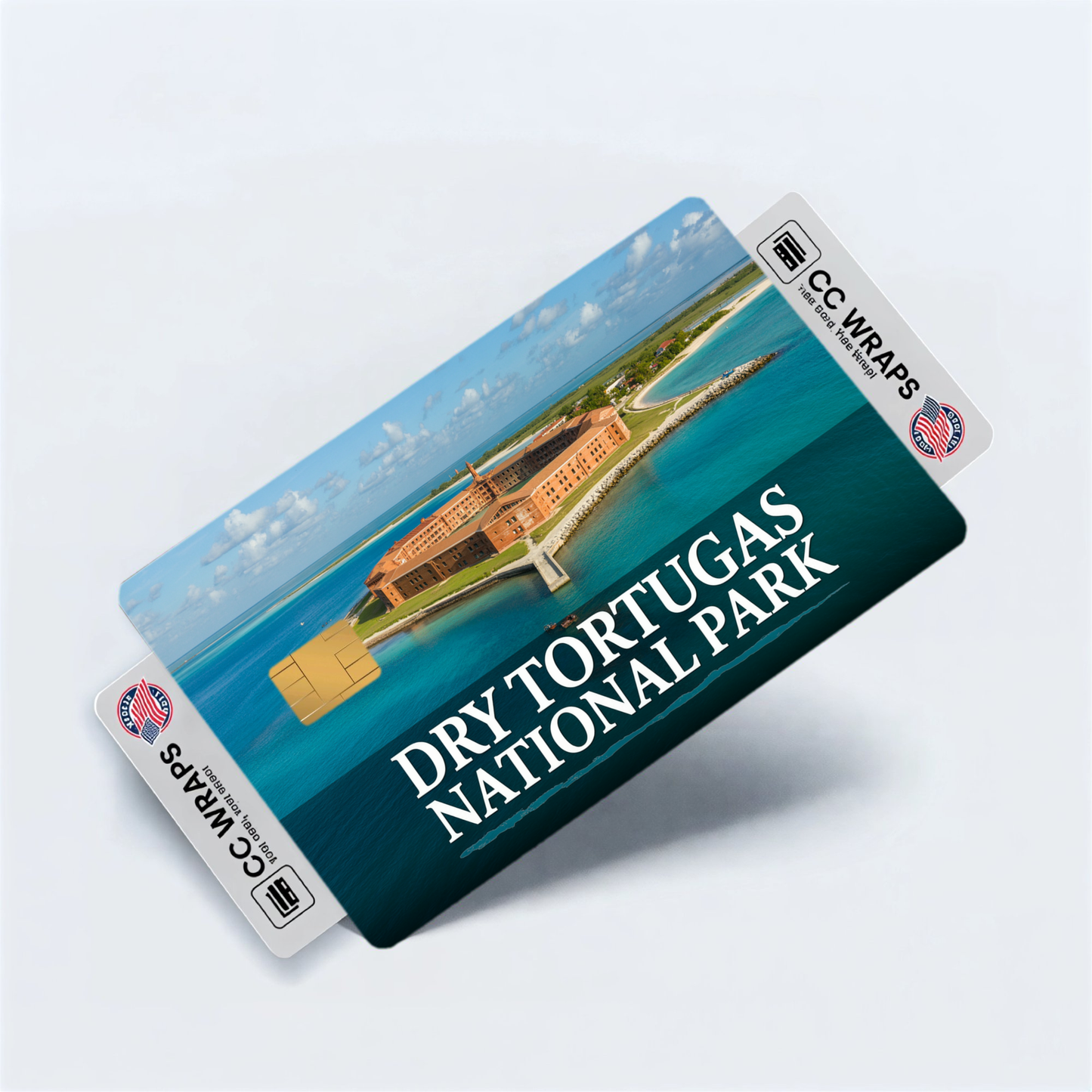 2PK Dry Tortugas National Park Credit Card Vinyl Skin Decal