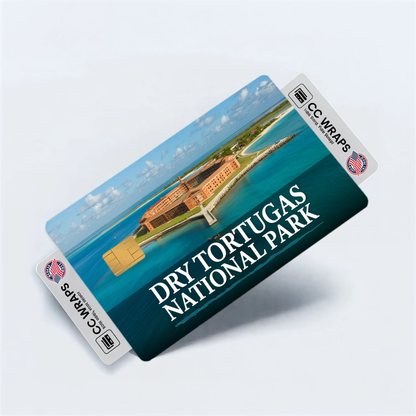 2PK Dry Tortugas National Park Credit Card Vinyl Skin Decal