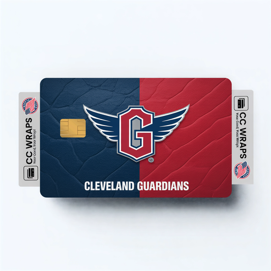 Cleveland Guardians Credit Card Skin Sticker | MLB Debit Card Cover