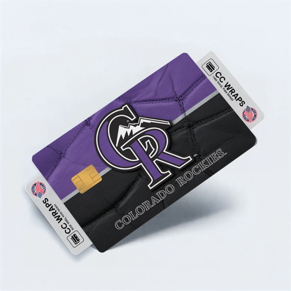 Colorado Rockies Credit Card Skin Sticker | MLB Debit Card Cover