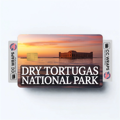2PK Dry Tortugas National Park Credit Card Vinyl Skin Decal