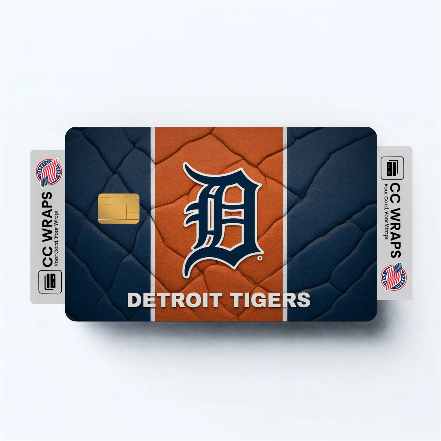 Detroit Tigers Credit Card Skin Sticker | MLB Debit Card Cover