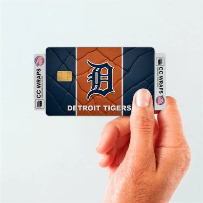 Detroit Tigers Credit Card Skin Sticker | MLB Debit Card Cover