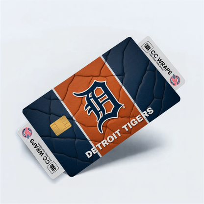 Detroit Tigers Credit Card Skin Sticker | MLB Debit Card Cover