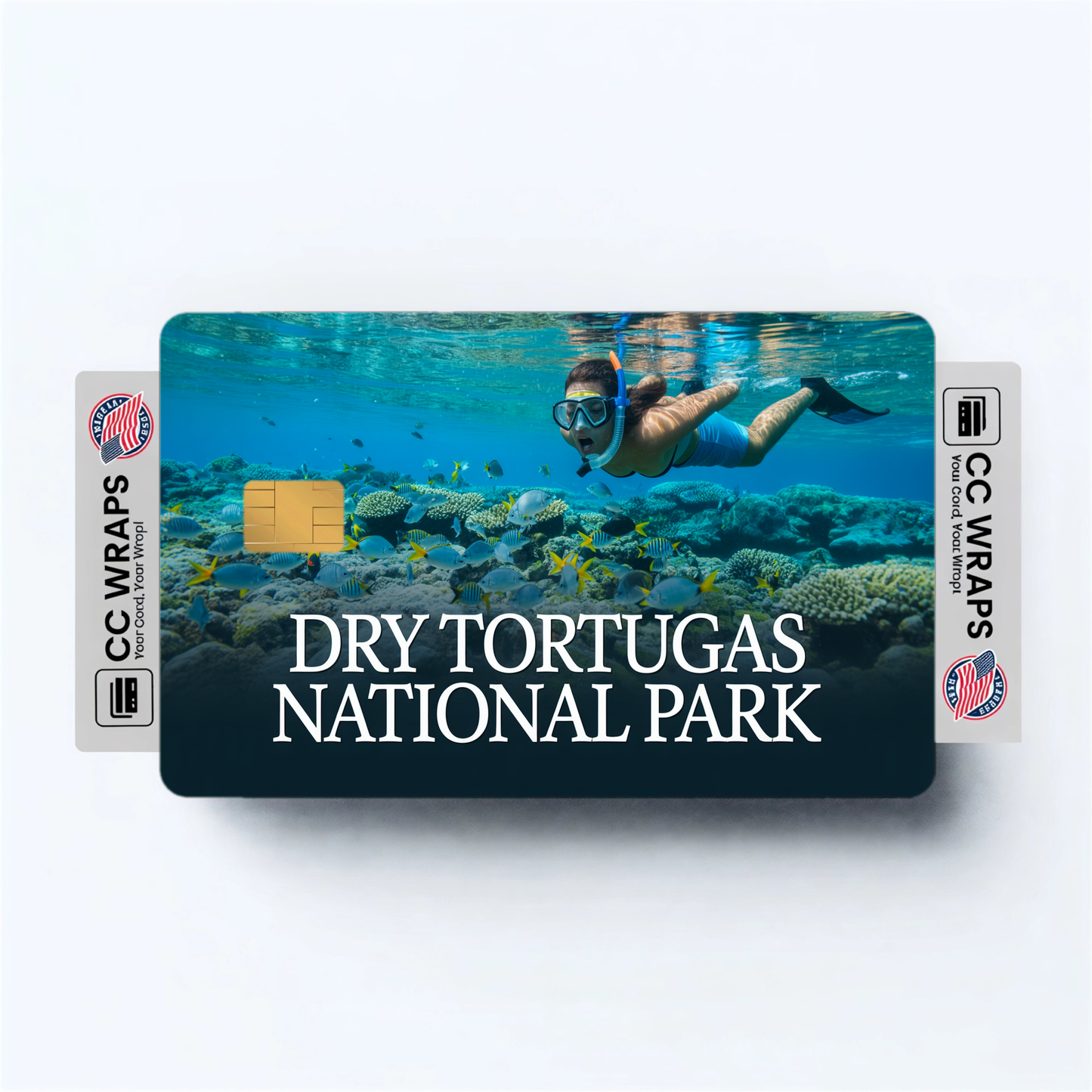2PK Dry Tortugas National Park Credit Card Vinyl Skin Decal