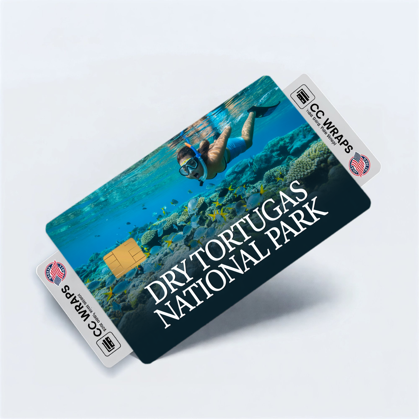 2PK Dry Tortugas National Park Credit Card Vinyl Skin Decal