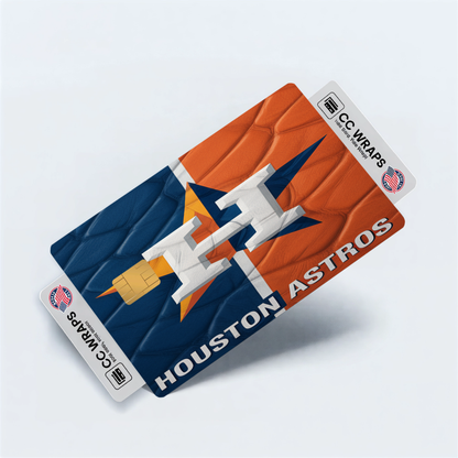 Houston Astros Credit Card Skin Sticker | MLB Debit Card Cover