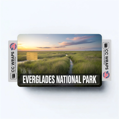 2PK Everglades National Park Credit Card Vinyl Skin Decal