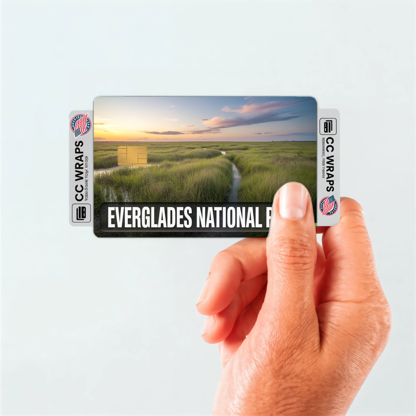 2PK Everglades National Park Credit Card Vinyl Skin Decal