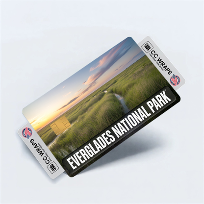 2PK Everglades National Park Credit Card Vinyl Skin Decal