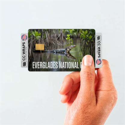 2PK Everglades National Park Credit Card Vinyl Skin Decal