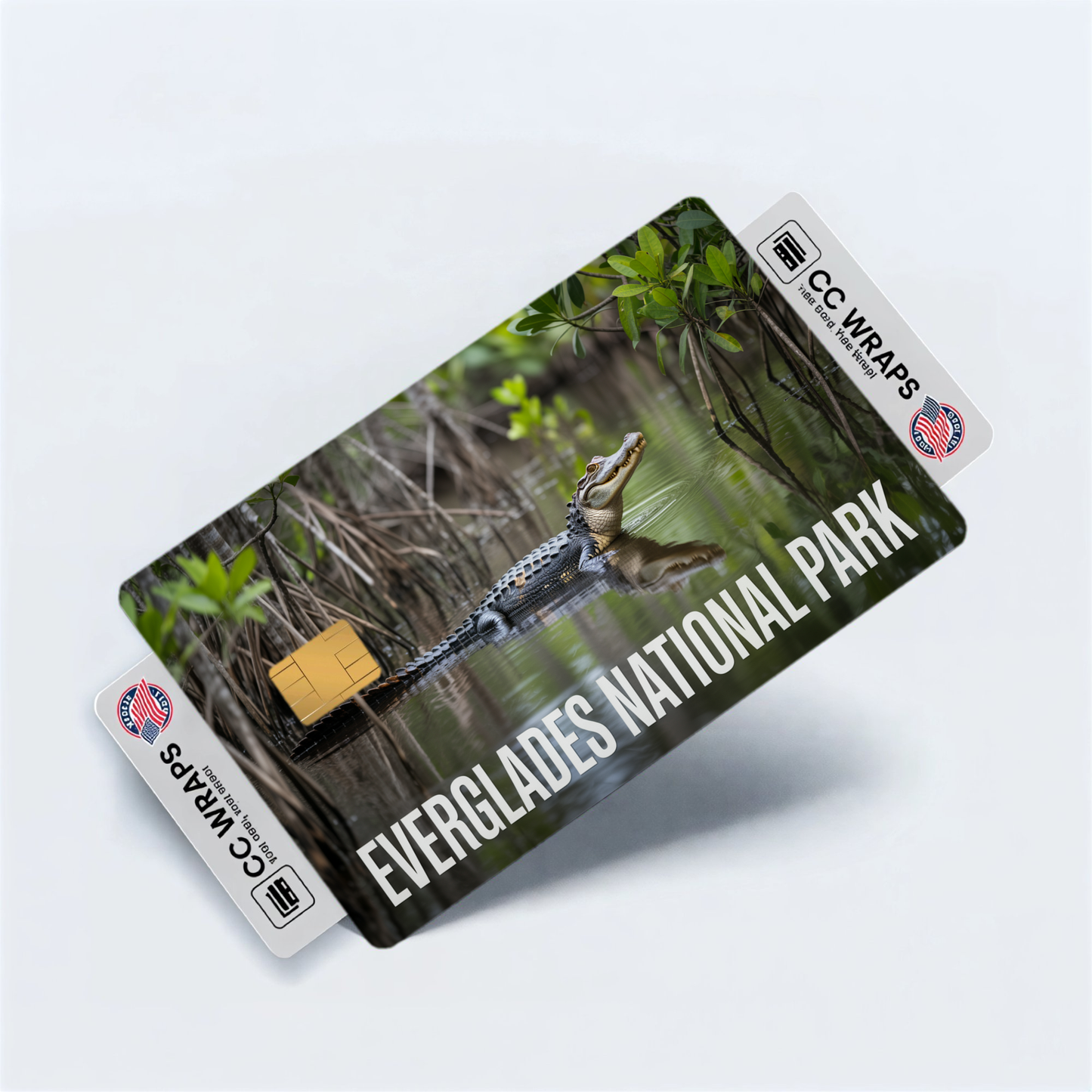 2PK Everglades National Park Credit Card Vinyl Skin Decal