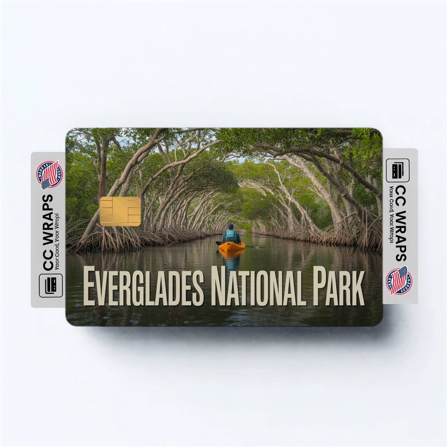 2PK Everglades National Park Credit Card Vinyl Skin Decal