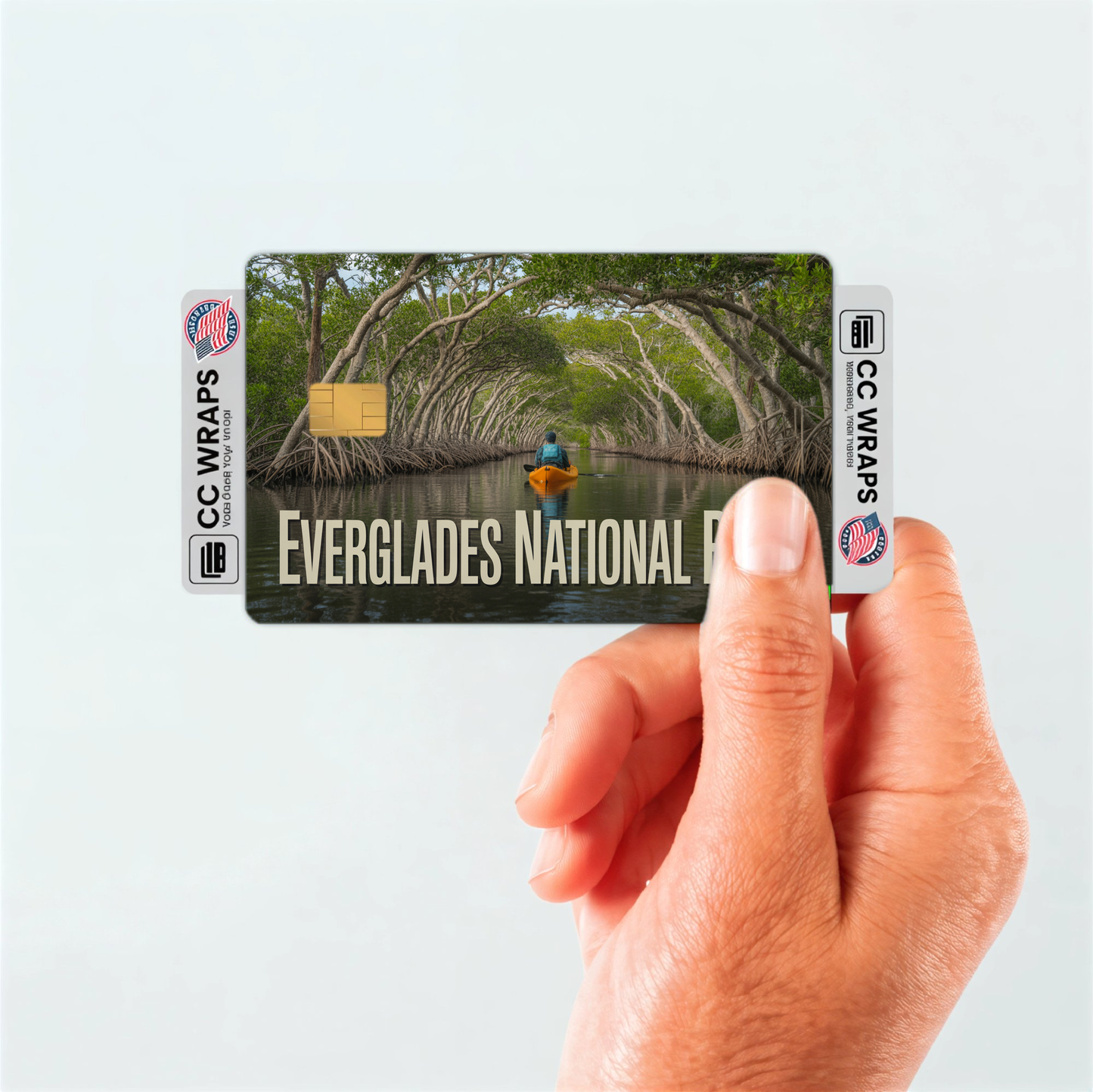 2PK Everglades National Park Credit Card Vinyl Skin Decal