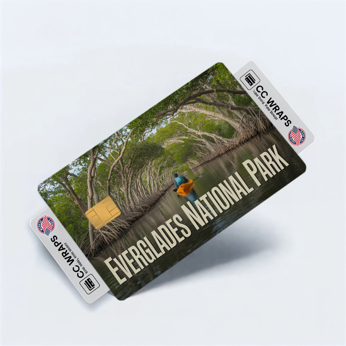 2PK Everglades National Park Credit Card Vinyl Skin Decal