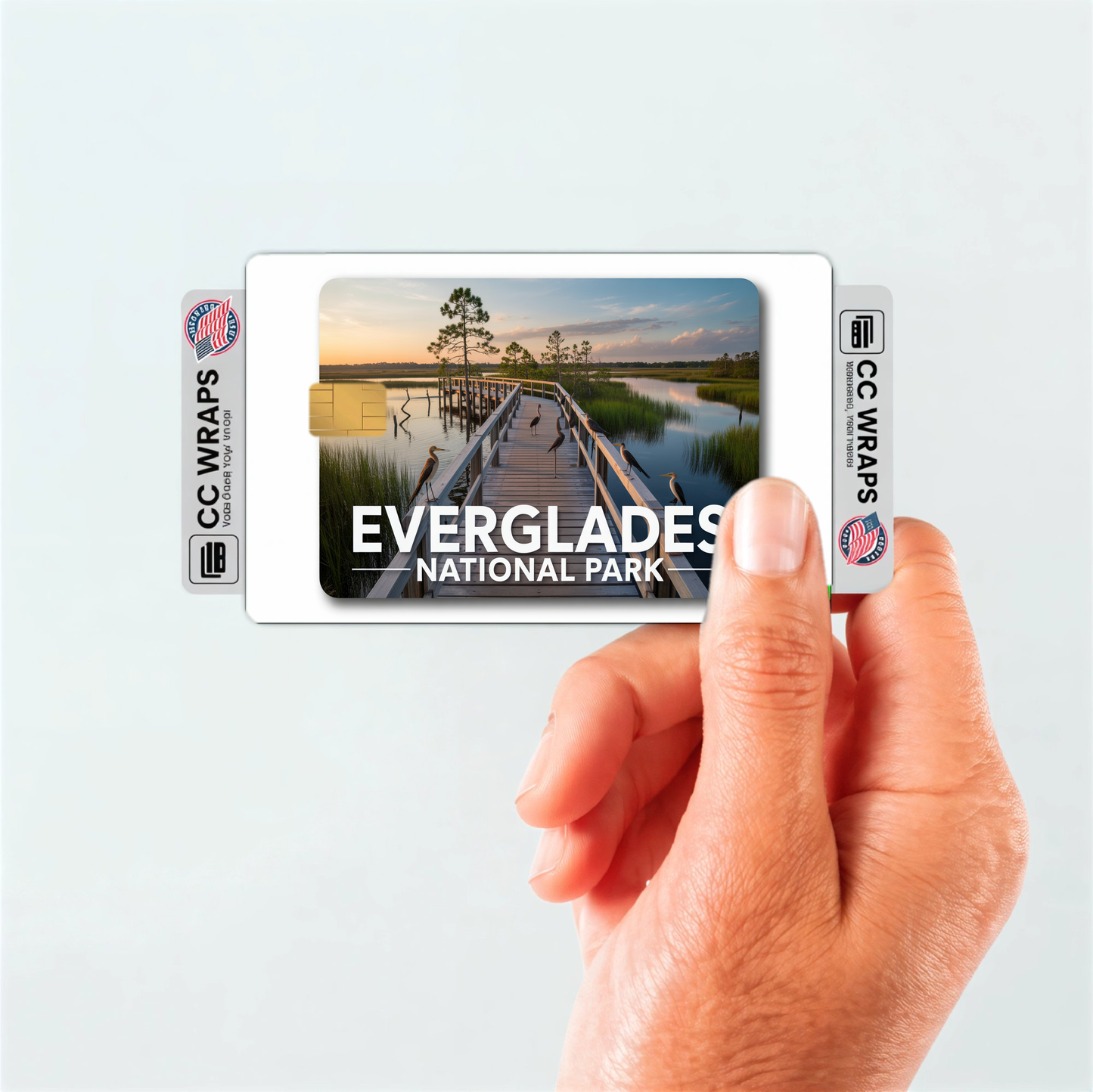 2PK Everglades National Park Credit Card Vinyl Skin Decal