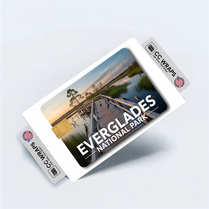 2PK Everglades National Park Credit Card Vinyl Skin Decal