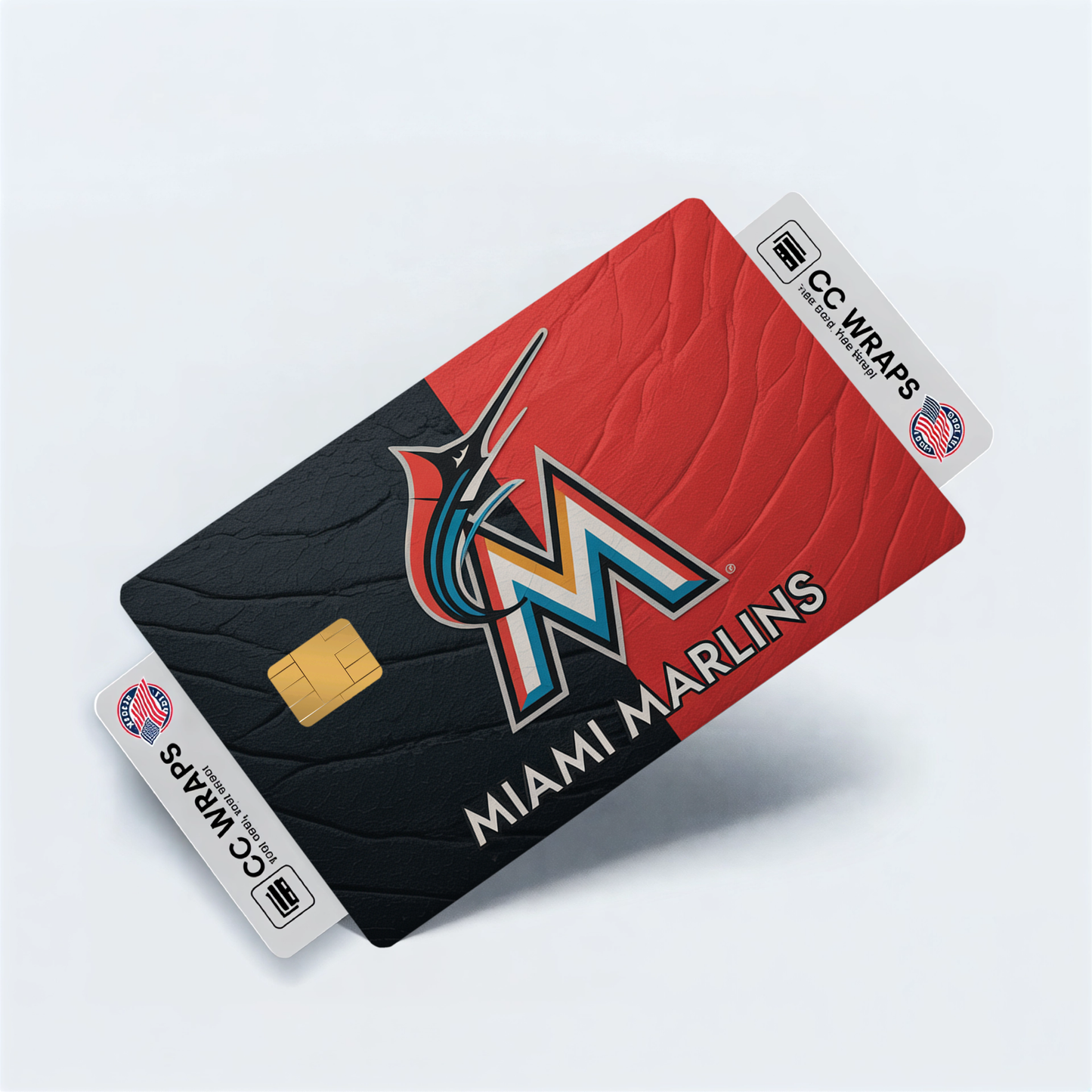 Miami Marlins Credit Card Skin Sticker | MLB Debit Card Cover