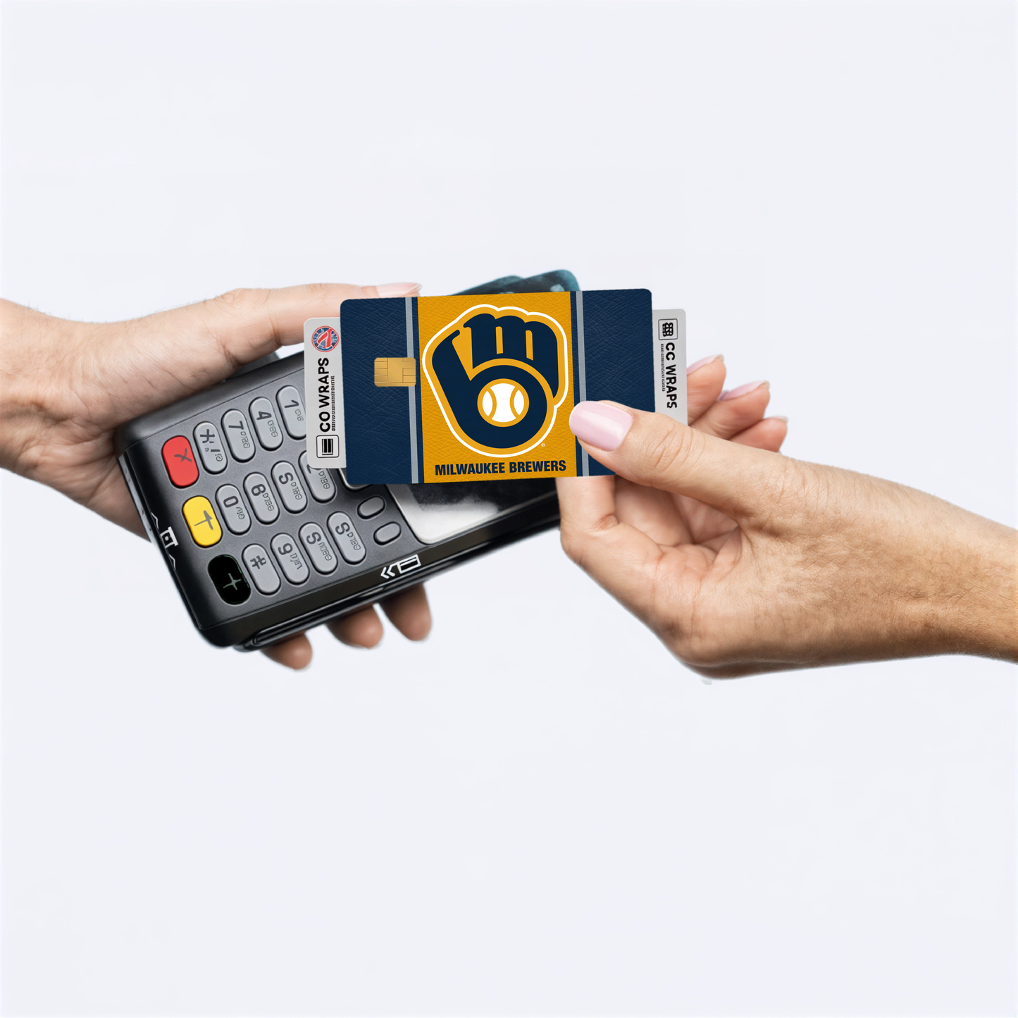 Milwaukee Brewers Credit Card Skin Sticker | MLB Debit Card Cover
