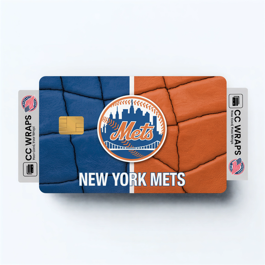 New York Mets Credit Card Skin Sticker | MLB Debit Card Cover