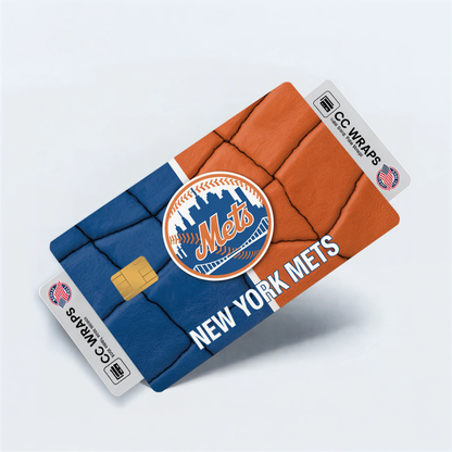 New York Mets Credit Card Skin Sticker | MLB Debit Card Cover