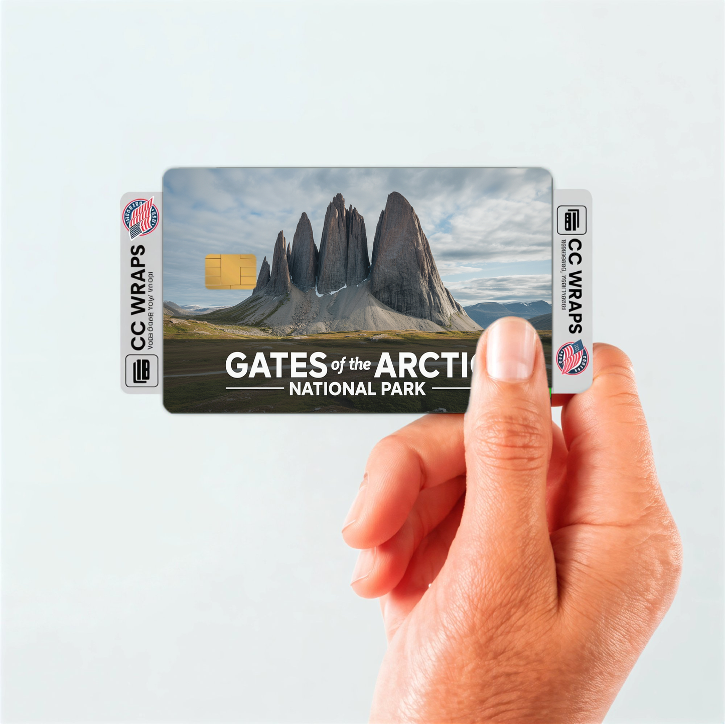 2PK Gates of the Arctic National Park Credit Card Vinyl Skin Decal