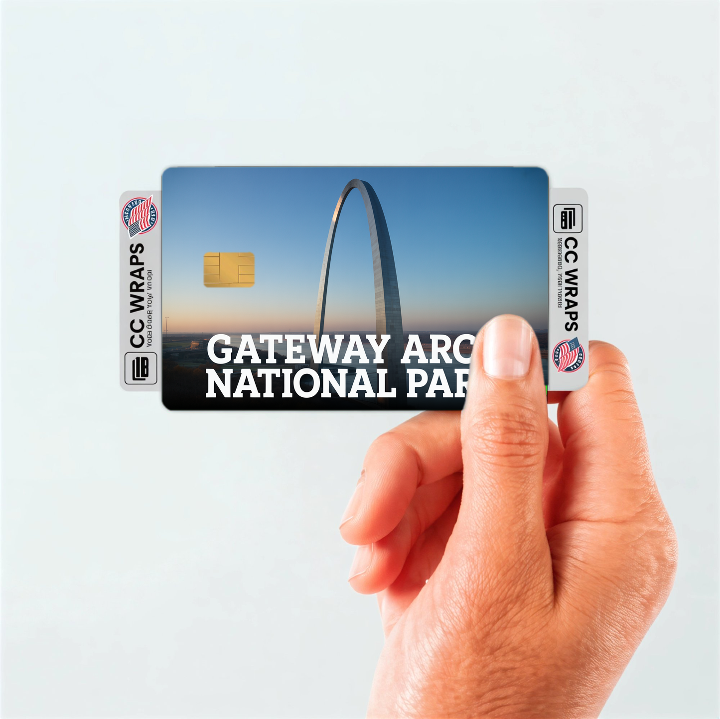 2PK Gateway Arch National Park Credit Card Vinyl Skin Decal