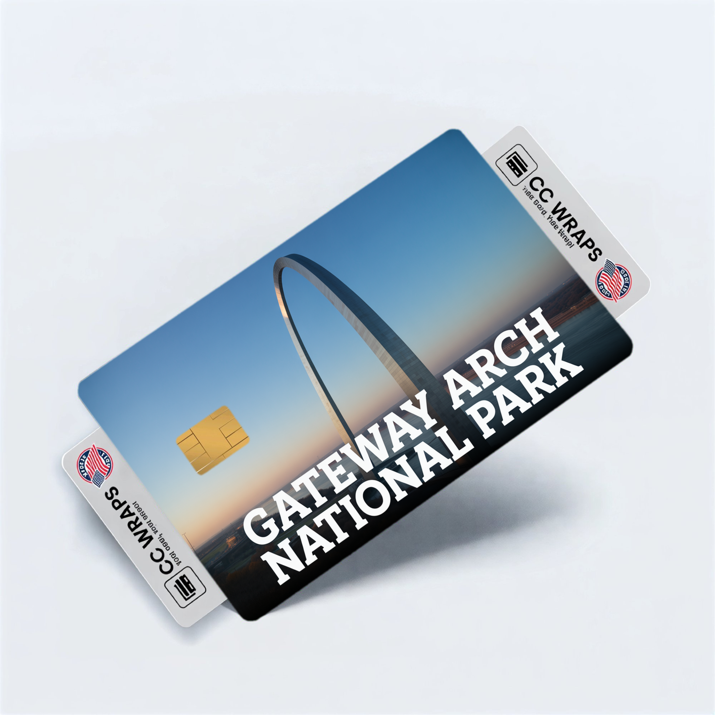 2PK Gateway Arch National Park Credit Card Vinyl Skin Decal