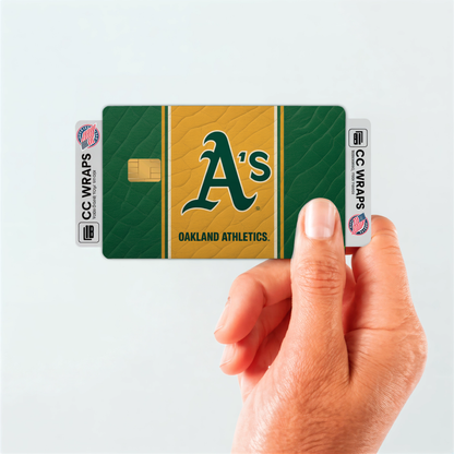 Oakland Athletics Credit Card Skin Sticker | MLB Debit Card Cover