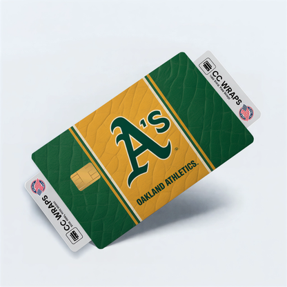 Oakland Athletics Credit Card Skin Sticker | MLB Debit Card Cover