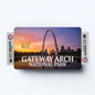 2PK Gateway Arch National Park Credit Card Vinyl Skin Decal