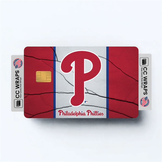 Philadelphia Phillies Credit Card Skin Sticker | MLB Debit Card Cover