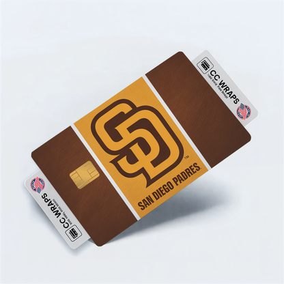 San Diego Padres Credit Card Skin Sticker | MLB Debit Card Cover