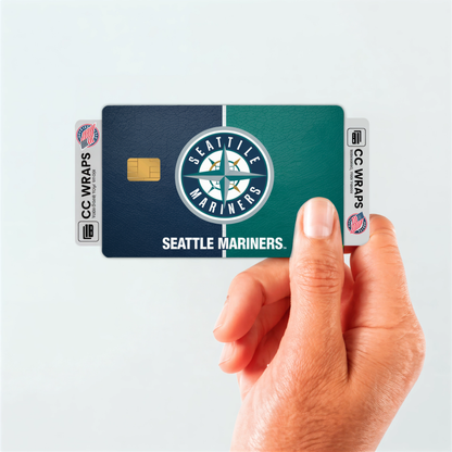 Seattle Mariners Credit Card Skin Sticker | MLB Debit Card Cover