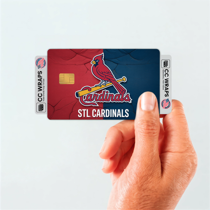 Stl Cardinals Credit Card Skin Sticker | MLB Debit Card Cover