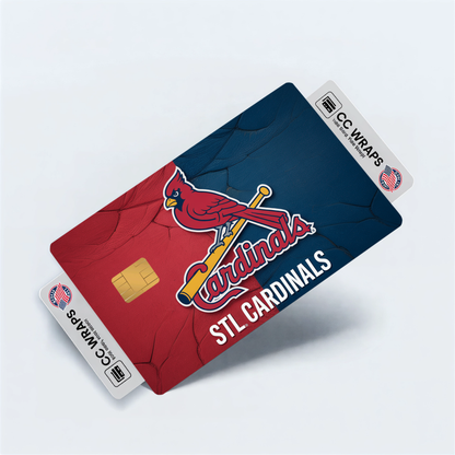Stl Cardinals Credit Card Skin Sticker | MLB Debit Card Cover