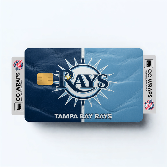 Tampa Bay Rays Credit Card Skin Sticker | MLB Debit Card Cover