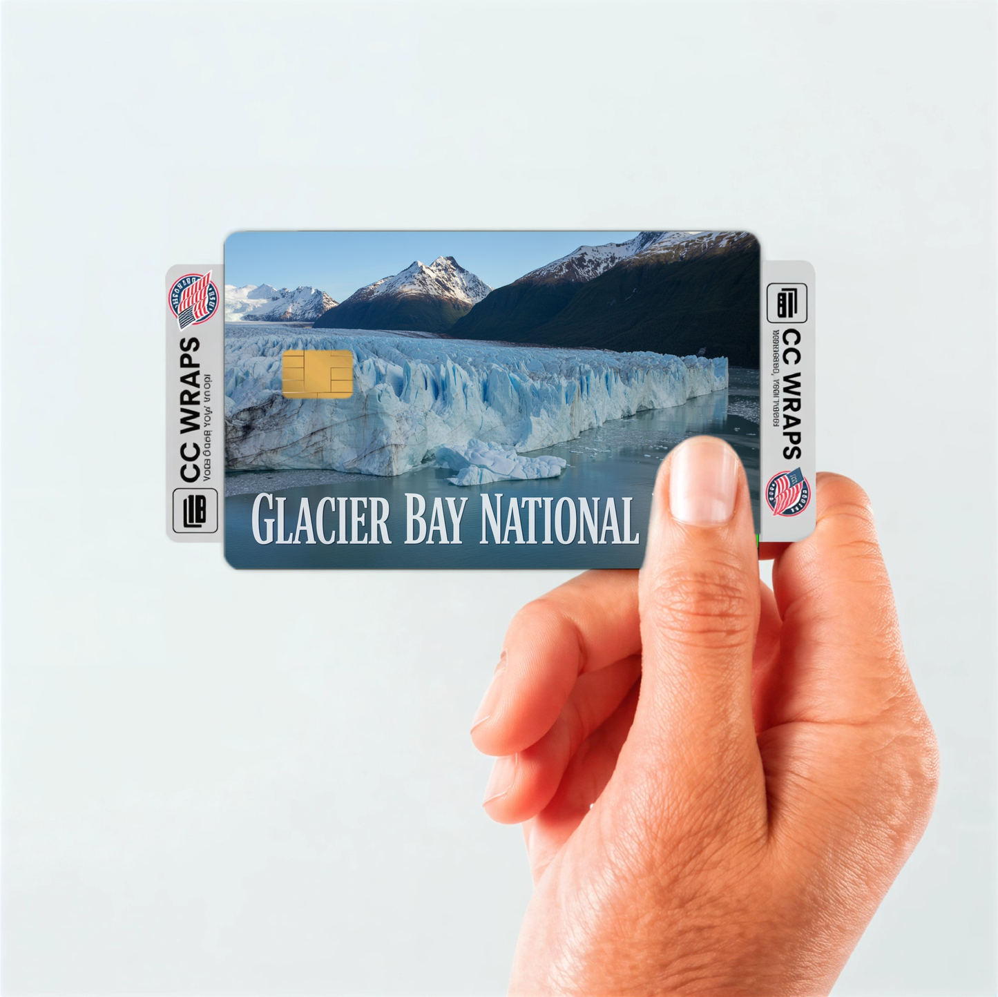 2PK Glacier Bay National Park Credit Card Vinyl Skin Decal