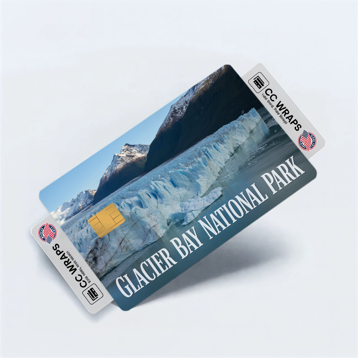 2PK Glacier Bay National Park Credit Card Vinyl Skin Decal