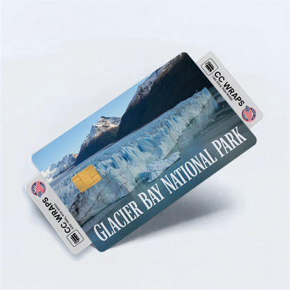 2PK Glacier Bay National Park Credit Card Vinyl Skin Decal