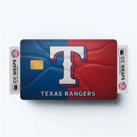 Texas Rangers Credit Card Skin Sticker | MLB Debit Card Cover