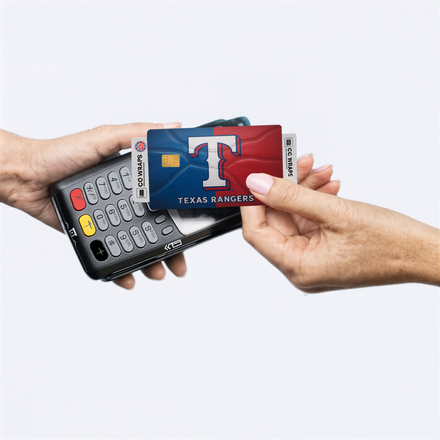 Texas Rangers Credit Card Skin Sticker | MLB Debit Card Cover