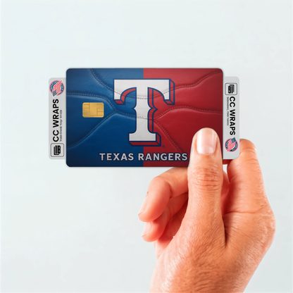 Texas Rangers Credit Card Skin Sticker | MLB Debit Card Cover