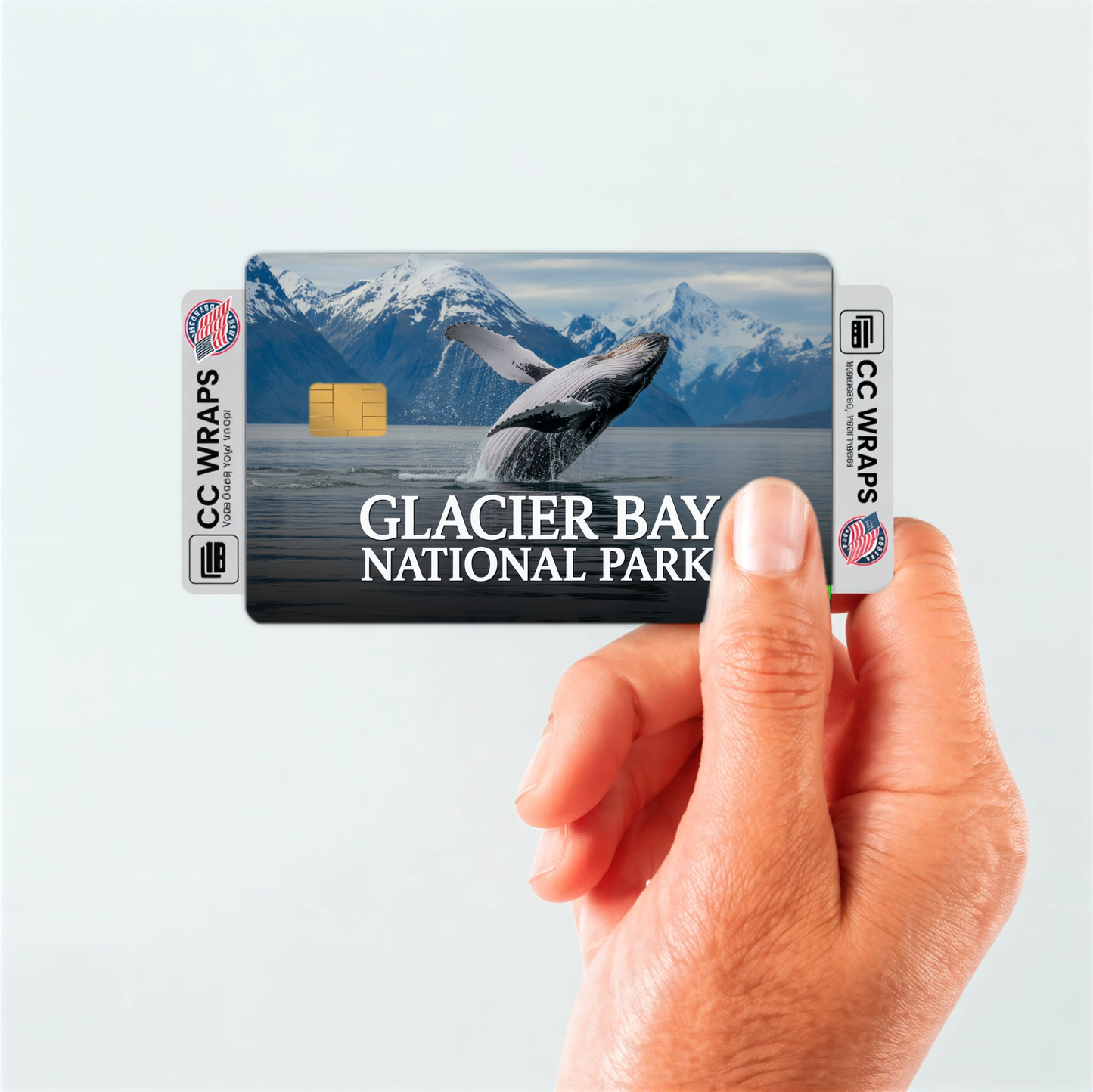 2PK Glacier Bay National Park Credit Card Vinyl Skin Decal