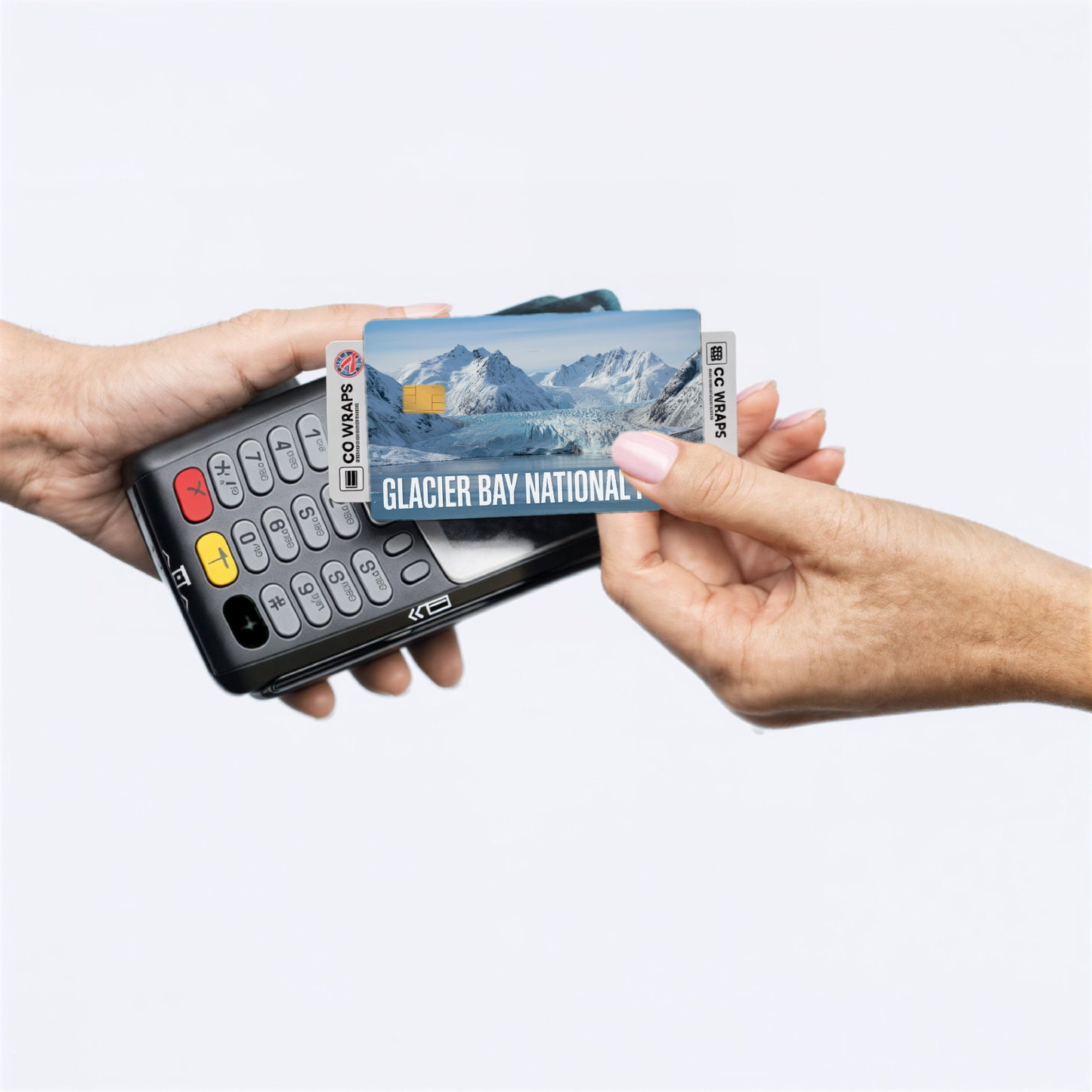 2PK Glacier Bay National Park Credit Card Vinyl Skin Decal