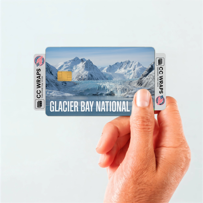 2PK Glacier Bay National Park Credit Card Vinyl Skin Decal