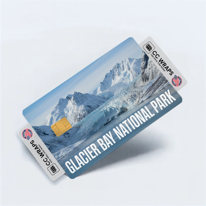 2PK Glacier Bay National Park Credit Card Vinyl Skin Decal