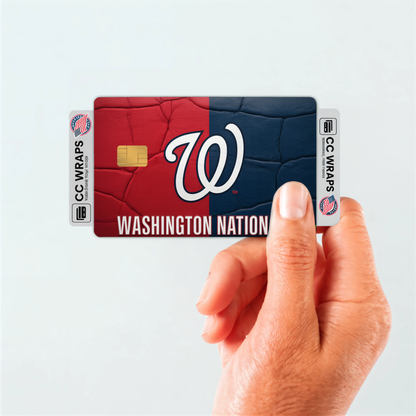 Washington Nationals Credit Card Skin Sticker | MLB Debit Card Cover